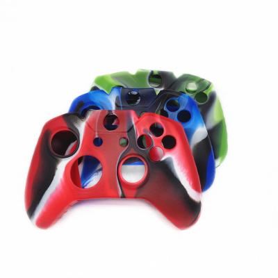 China Amazon Anti-slip Soft Hot Sales Silicone Camouflage Color Silicone Cover Skin Case For XBOX ONE S X Controller for sale