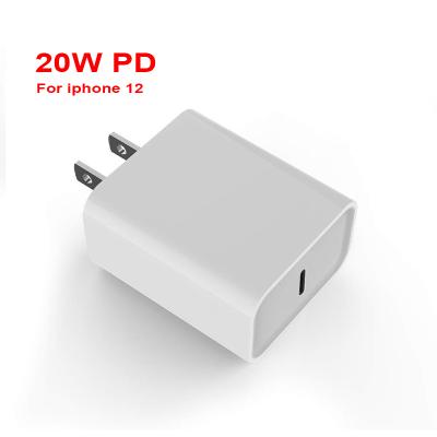 China Quick Charger Palladium Fast Charger For iPhone 13 12 Mini Pro Max 20W Phone Charger For IOS Palladium Charger Type EU USA UK USB C Adapter For Phone for sale