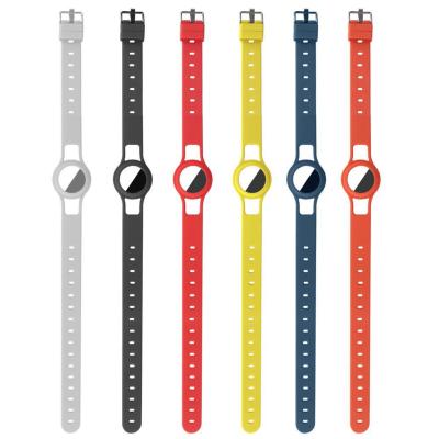 China New Arrival Waterproof Wrist Band, For Airtag Kids Use Anti-lost Case For Apple Airtag Cover For Airtag Watch Band Kids for sale