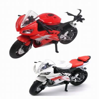 China Diecast Toy 1/18 Scale Yamaha R6 Alloy Scooter Sports Bike Figures Diecasts Toy Motorcycle Racing Model Collect Kids Gift For Boys for sale