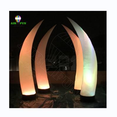 China Advertising/Event/Promotion/Decoration Color Changing Inflatable LED Pillar Air Cone for sale