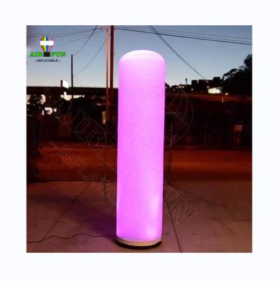 China High Quality Advertising/Event/Promotion/Decoration Inflatable Cones Inflatable Lighting LED For Advertising /Advertising Led Pillar Column Light Inflatable Tube for sale