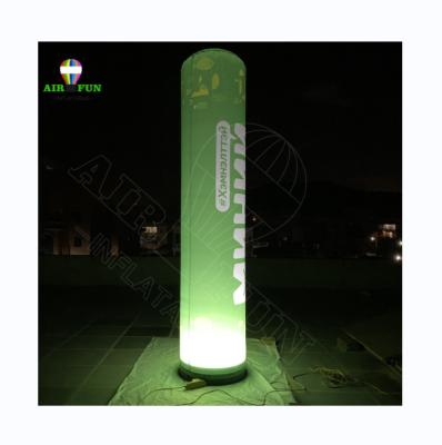 China Good Quality Advertising Inflatables LED Light Column Inflatable Pole Display Inflatable Totem Outdoor Advertising/Event/Promotion/Decoration Inflatables LED Light Lamp for sale