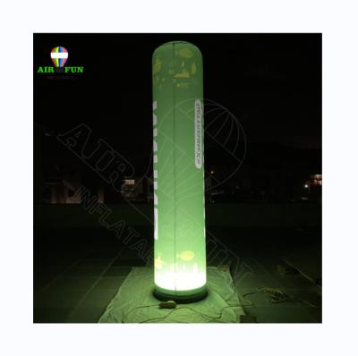 China Advertising/event/promotion/factory outlet decoration custom outdoor inflatable pillar decoration inflatable led advertising led inflatable tube for sale