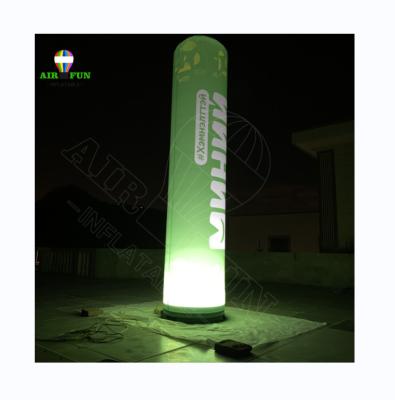 China Hot selling 2023 advertising/event/promotion/decoration advertising LED inflatable pillar, inflatable column, inflatable totem for decoration for sale