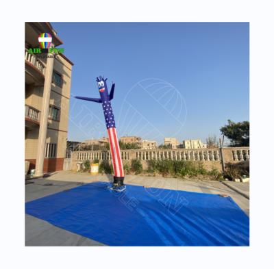 China Advertising/Event/Promotion/Tall Decoration 5m Colorful Single Leg Inflatable Air Dancers Inflatable Wave Man For Advertising for sale