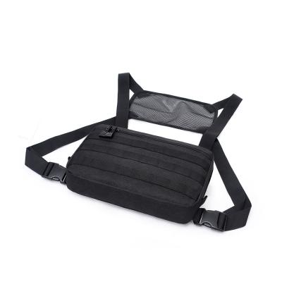 China No various promotional goods using black polyester Rig Tactical Chest Bag for sale