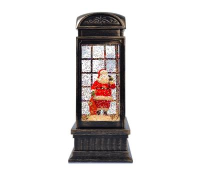 China Europe Design Christmas Theme Santa Claus Stage Phone Booth Style Hot Selling Romantic Christmas Lighting for sale