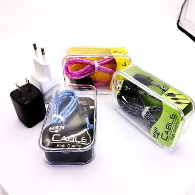 China Original MP3/MP4 Player 0.5m Mobile Phone Charger USB Nylon Braided Cable 0.8m for sale