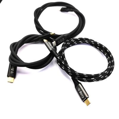 China MP3/MP4 Type-C 240W PD Player USB4 Data Cable Fast Charging Type C To Type C To Cable Gen 3 48V 8K 4K 60Hz for sale