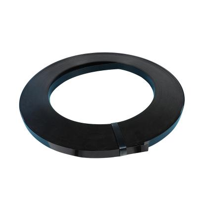 China Packing Machine Factory Supply Quality Heavy Duty Black Steel Strap Coil Directly To Pack STAINLESS STEEL TAPE BELT for sale