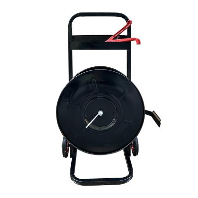 China Manual Packing Manual Packing Strapping Trolley PP And Pet Strap Dispenser With 200MM Inner Diameter for sale