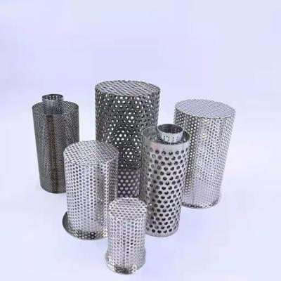 China 304 Stainless Steel Filter Cartridge High Efficiency Round Hole Deep Processing for sale