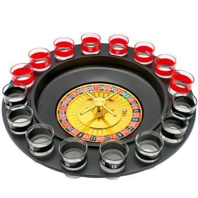 China Drinking Game Shot Glass Roulette Party Game Roulette Drinking Game For Adult Game Night for sale