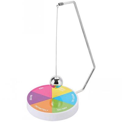 China Magnetic Table Game Pendulum Swing Ball Pendulum Fortune Makers Game Novelty Gift Desk Toys Magnetic Decision Maker for sale