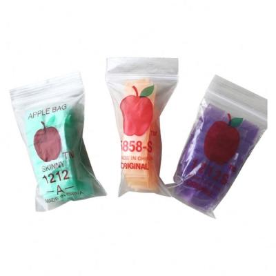 China Food Grade Recyclable Plastic Transparent Mini Ziplock Plastic Bags for sale