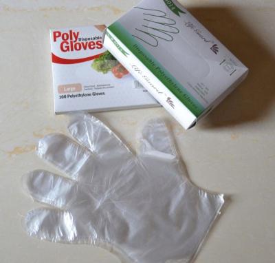 China Custom Multifunctional Household Cleaning Kitchen Cleaning Disposable PE Plastic Glove for sale