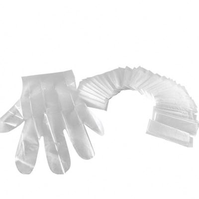 China Simple Packaging HDPE Plastic Gloves PE Cleaning Disposable Gloves For Fast Food for sale