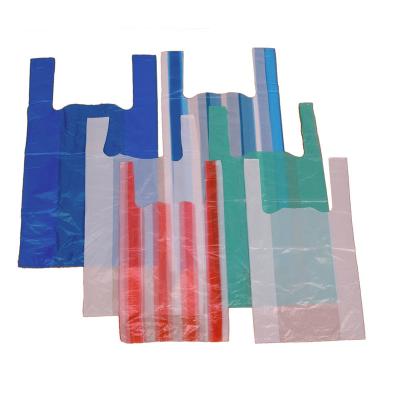 China Buying HDPE Recyclable LDPE T-Shirt Plastic Bags On Roll Cheap Price Plastic Bags for sale