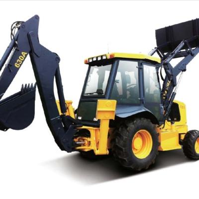 China Construction Material Stores New Manufacturer 4 Wheel Drive Backhoe Loader Excavator Loader For Sale for sale