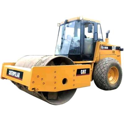 China Cat Used Cs-583c Compactor Used Building Material Stores Construction Machine Single Drum Road Rollers For Sale for sale