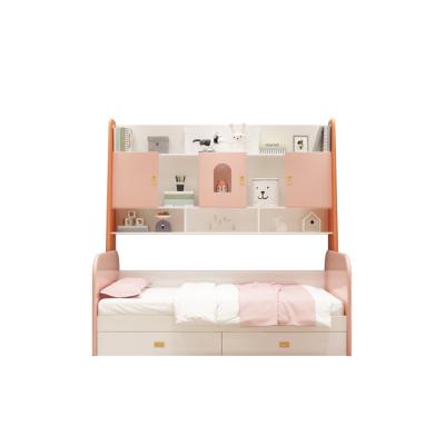 China Factory Design Wholesale Contemporary Kids Beds Single Bed With Storage Modern Bed For Girls for sale