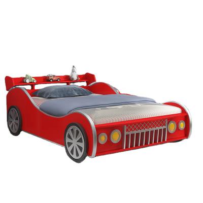 China Modern Hot Selling Solid Wood Kids Room Furniture Sports Kids Racing Car Bed Kids Environmental Friendly Beds for sale