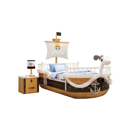 China High Quality Modern Customizable Modern Ship Bed Children's Modern Pirate Merley Bed Solid Wooden Children's Bed Bed for sale