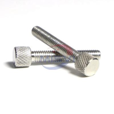 China Knurled Cheese Customized SS304 High Quality UNC Thread Knurled Thumb Screw for sale