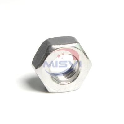 China Heavy Industry UNC UNF DIN934 18-8 Steel A2 A4 M6 M8 M10 Hexagon Hex Nut for sale