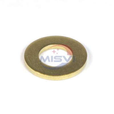 China Flat Washer Wholesale MISVI DIN125 Brass M3 M4 M5 Round Plain Flat Washers for sale