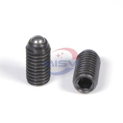 China Ball Point Black Surface Carbon Steel Metric Inch Sizes Ball Point Hex Socket Screws for sale