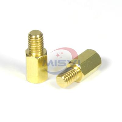 China Brass Hot Selling Hex Body Male to Female M2.5 Metric Sizes Brass Standoffs for sale