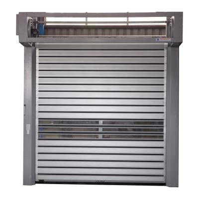 China Gill Hard Panel High Speed ​​Industrial Grade Closer Fast Rolling Automatic Door for sale