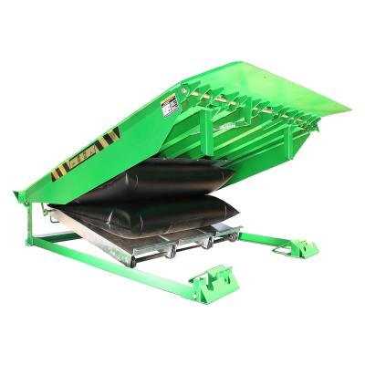 China Building Material Shops Chinese Warehouse Air Bag Industrial Loading Dock Leveler For Container for sale