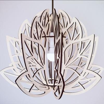 China Postmodern simple American creative pattern chandelier Internet celebrity datura flowers master bedroom dining room lamps for sale