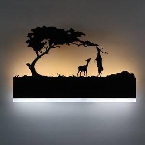 China Internet Celebrity Creative Modern Minimalist Contemporary Led Bedside Lamp Spotlight Wall Lamp Master Bedroom Background Wall Lamp for sale