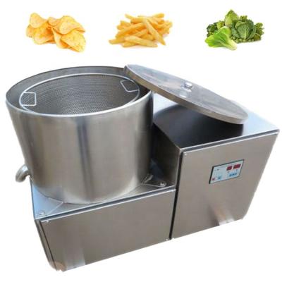 China Structure Vegetable Dewatering Machine Fried Food Oil Deoiler Machine Firm Commercial Price Potato Chips French Fries Deoiling Machine For Sale for sale