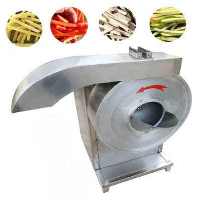 China Large 304 Stainless Steel Hotels Fresh Sweet Potato/Potato/Carrot Strips Cutting Making Machine Fresh Potato Chips Machine For Sale for sale