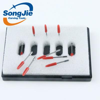 China Cutting Plotter Graphtec Saw Holder + 5PCS 30/45/60 Degree Blades For Vinyl Cutting Plotter for sale