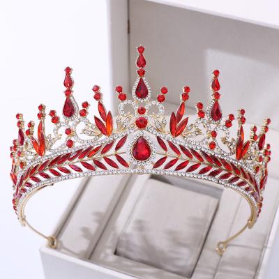 China Baroque Tiara Luxury Crystal Bridal Hair Accessories Bridal Wedding Crown Tiara Hair Accessories DA290 BRIGHT Tiara Crown Headband Bride Pageant for sale