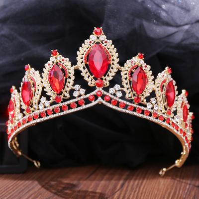 China Wedding Hair Accessories BRIGHT Rhinestone DA320 Wedding Hair Accessories Headband Crystal Bridal Crown Tiara Princess Birthday Crown for sale