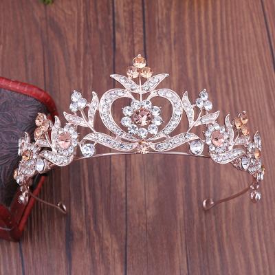 China Baroque Tiaras And Crowns Bridal Hair Jewelry Wedding Princess Crowns For Bride BRIGHT DA162 Hair Accessories DA162 for sale