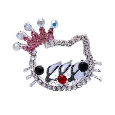 China DA022-C Korean Sweet and Cute BRIGHT Korean Princess Girl Birthday Tiara Children Cat Hair Comb Crown Hairpins for sale