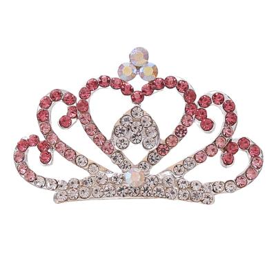 China DA004-C Sweet and cute SMART children's princess headband headband korean bridal hair comb cute hairpin girl rhinestones headband for sale