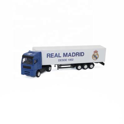 China Diecast toy 1/87 die cast MAN truck with palstic trailer promotion truck toy for sale