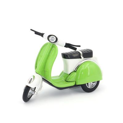 China Toy Factory Direct Sale Different Color Diecast Alloy And Plastic 1:43 Diecast Toy Vehicles Mini Scooter Alloy Motorcycle Model Car for sale