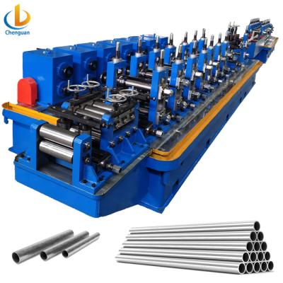 China HF welding metal round ss carbon tube making machine steel pole pipe production line for sale