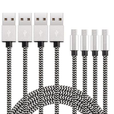 China Usb Phone Charger Cables Customized Usb Cable 3ft 6ft 10ft Nylon Braided Type Usb Fast Charging Cable Usb Data C Cable For Phone Cable iOS for sale