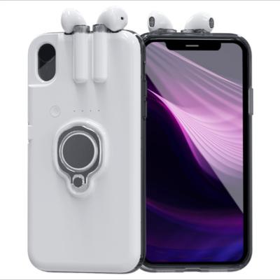 China Phone Case/Holder/Earphone/Filling Wireless Chargeable Earphone Earphone Phone Case For Iphone X Xs Max Xr 7 8 6 6s Plus Earphone Case For Airpods Headset From Car Holder for sale